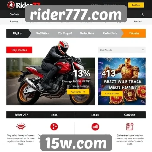 Comparação entre rider777.com e outros sites de jogos